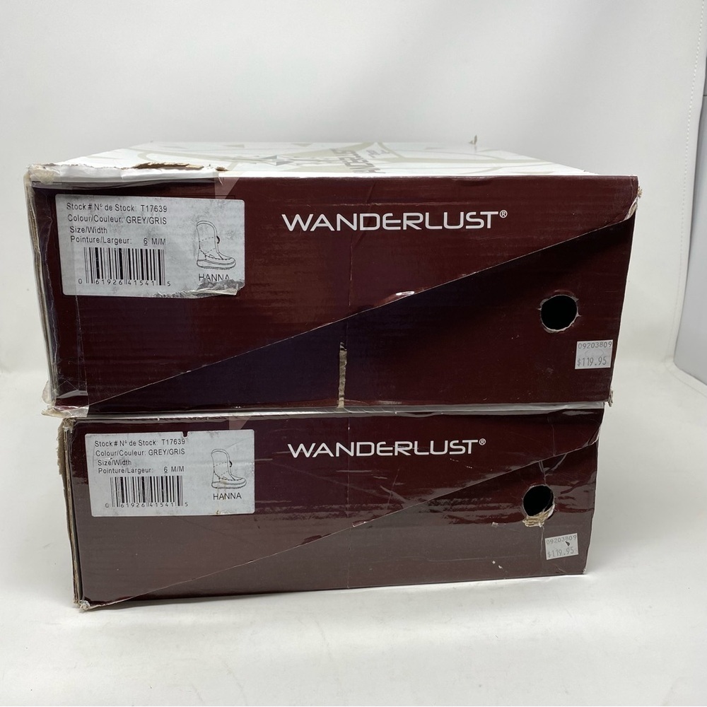 Wanderlust Hanna Grey Warm Lined Winter Snow Boot - Picture 7 of 7